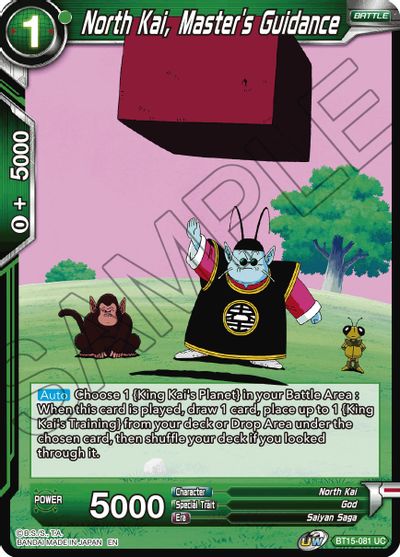 North Kai, Master's Guidance (BT15-081) [Saiyan Showdown] Parallel Foil
