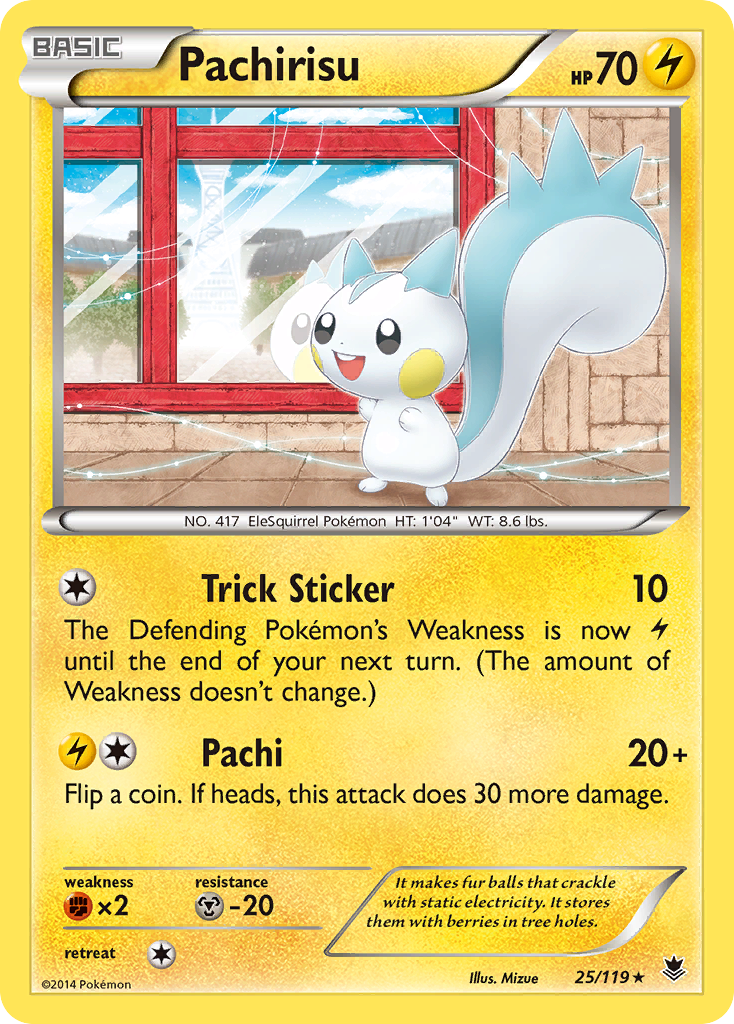 Pachirisu (25/119) [XY: Phantom Forces] Reverse Holofoil