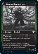 Dormant Grove // Gnarled Grovestrider [Innistrad: Double Feature] Foil