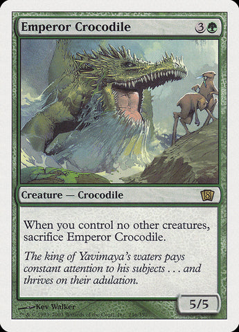 Emperor Crocodile [Eighth Edition] Foil