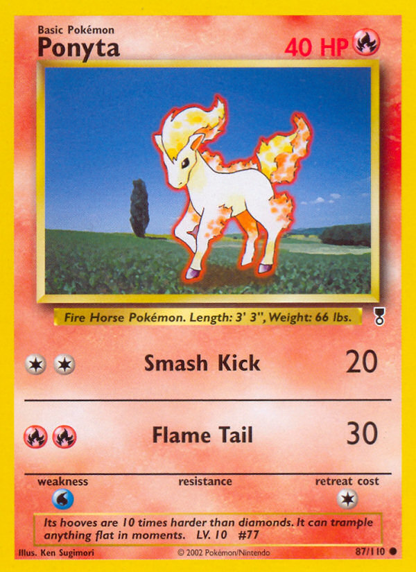 Ponyta (87/110) [Legendary Collection] Reverse Holofoil
