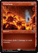Pyroclasm (Promo Pack) [Duskmourn: House of Horror Promos] Foil