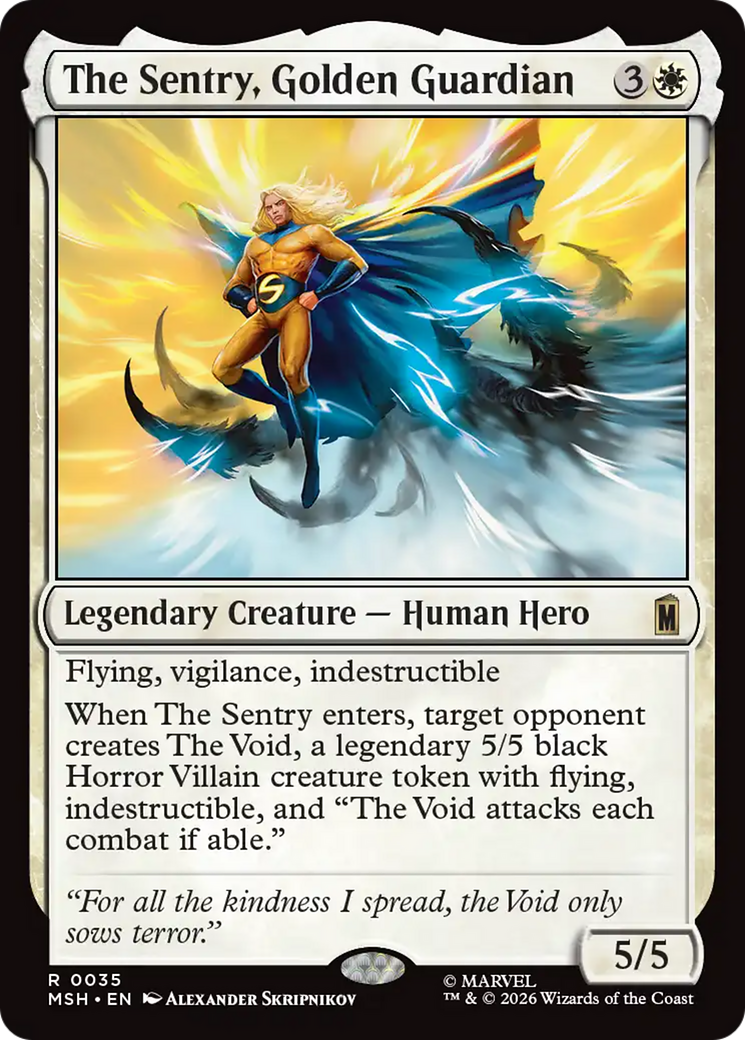 The Sentry, Golden Guardian [Marvel Super Heroes] Foil