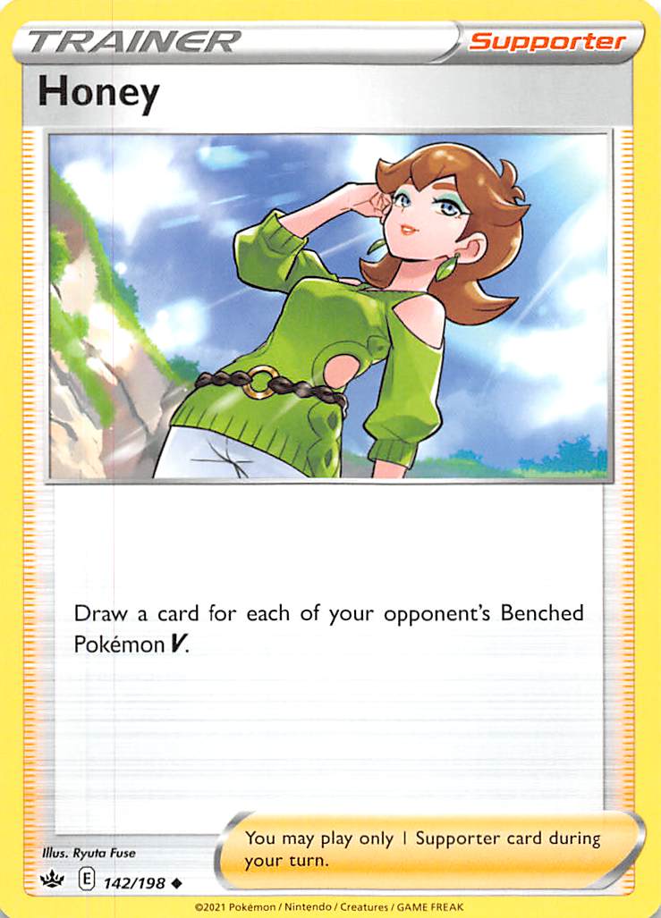 Honey (142/198) [Sword & Shield: Chilling Reign] Reverse Holofoil