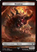 Hero (0007) // Horror (0013) Double-Sided Token [FINAL FANTASY Tokens] Foil
