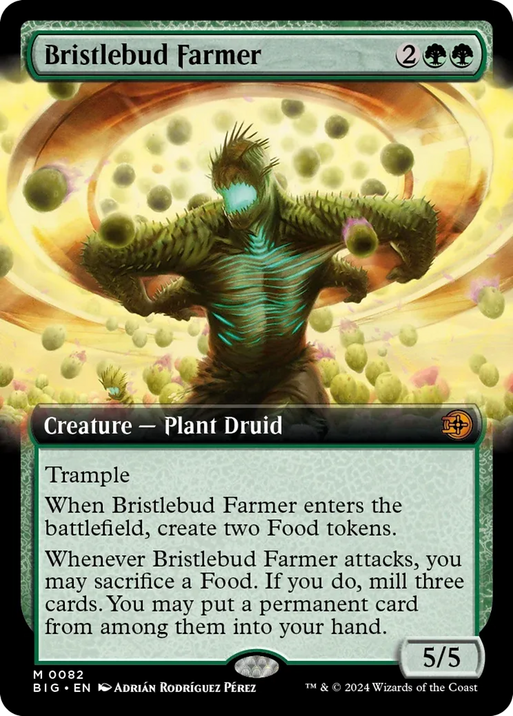 Bristlebud Farmer (Extended Art) [Outlaws of Thunder Junction: The Big Score] Foil