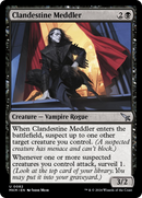 Clandestine Meddler (Red) [Murders at Karlov Manor] Foil