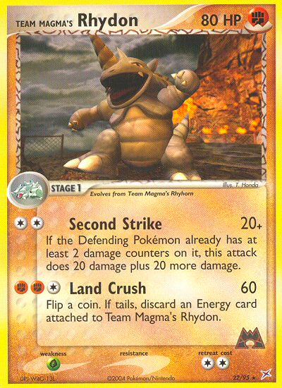 Team Magma's Rhydon (22/95) [EX: Team Magma vs Team Aqua] Reverse Holofoil