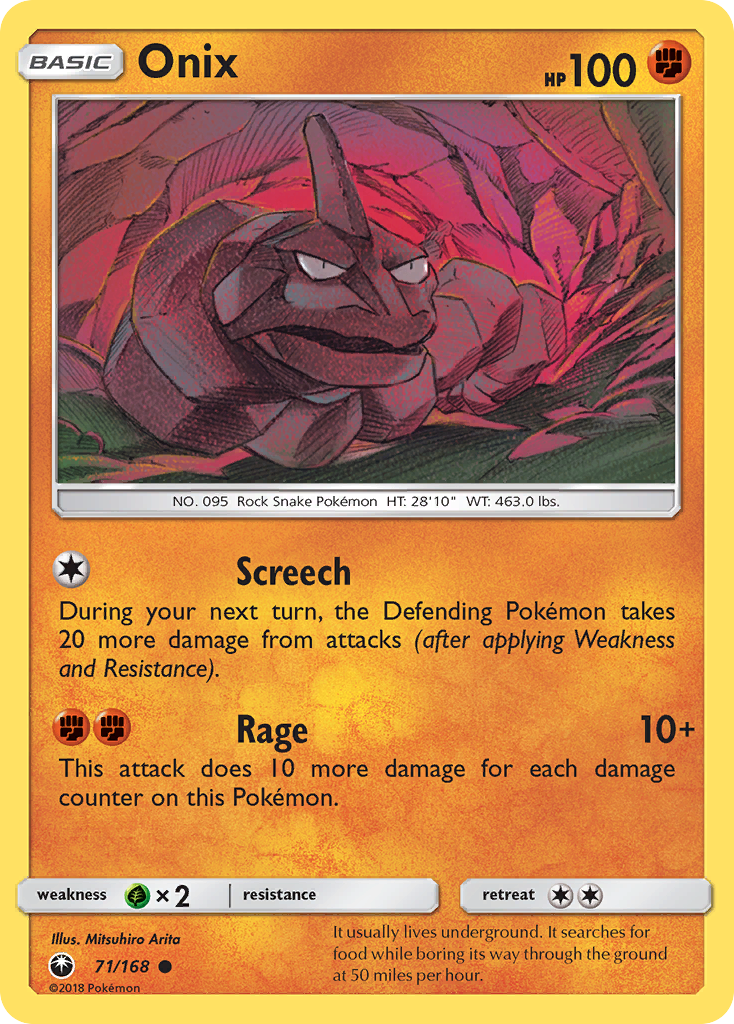 Onix (71/168) [Sun & Moon: Celestial Storm] Reverse Holofoil