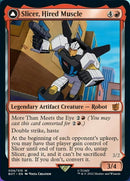 Slicer, Hired Muscle // Slicer, High-Speed Antagonist [Transformers] Foil