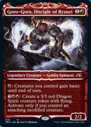 Goro-Goro, Disciple of Ryusei (Showcase Samurai) [Kamigawa: Neon Dynasty] Foil