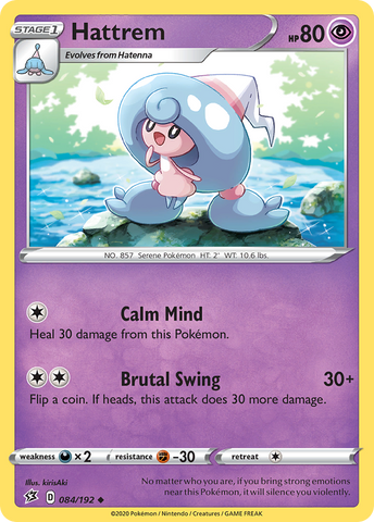 Hattrem (084/192) [Sword & Shield: Rebel Clash] Reverse Holofoil