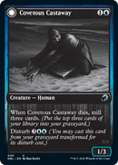 Covetous Castaway // Ghostly Castigator [Innistrad: Double Feature] Foil