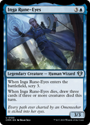 Inga Rune-Eyes [Commander Masters] Foil
