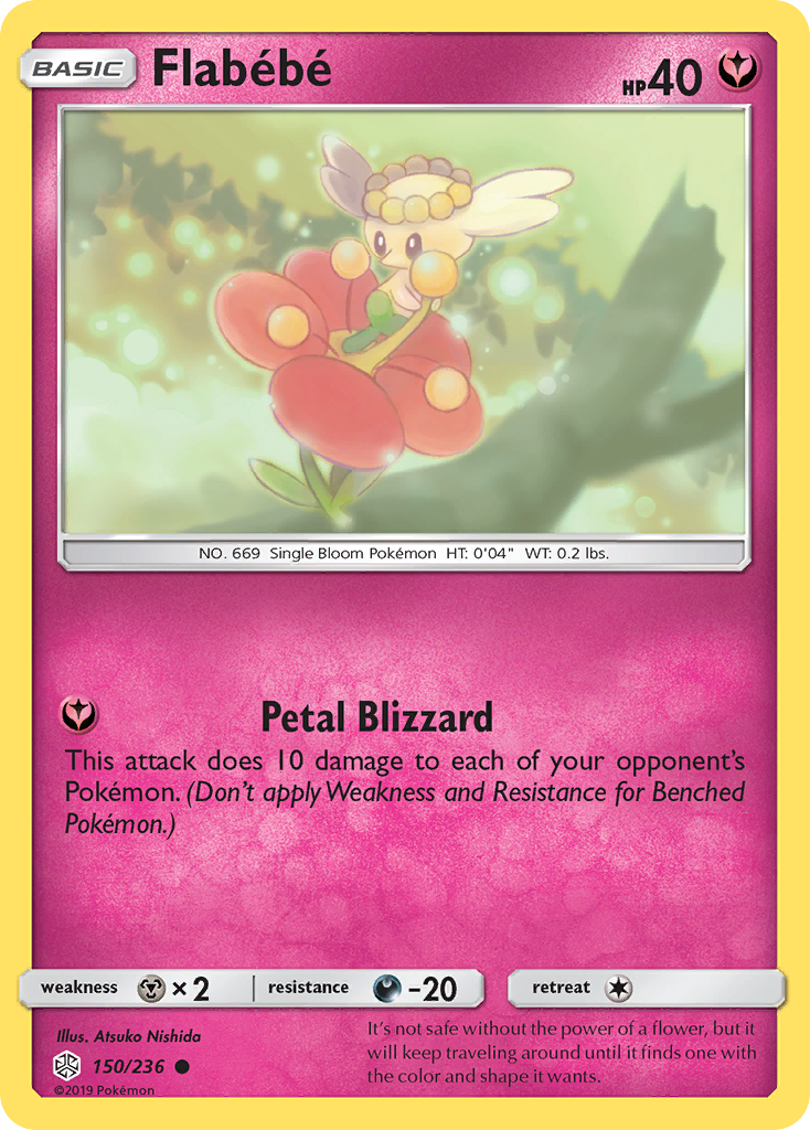 Flabebe (150/236) [Sun & Moon: Cosmic Eclipse] Reverse Holofoil