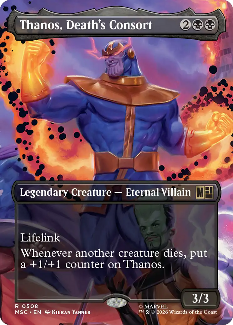 Thanos, Death's Consort (Extended Art) [Marvel Super Heroes Commander] Foil