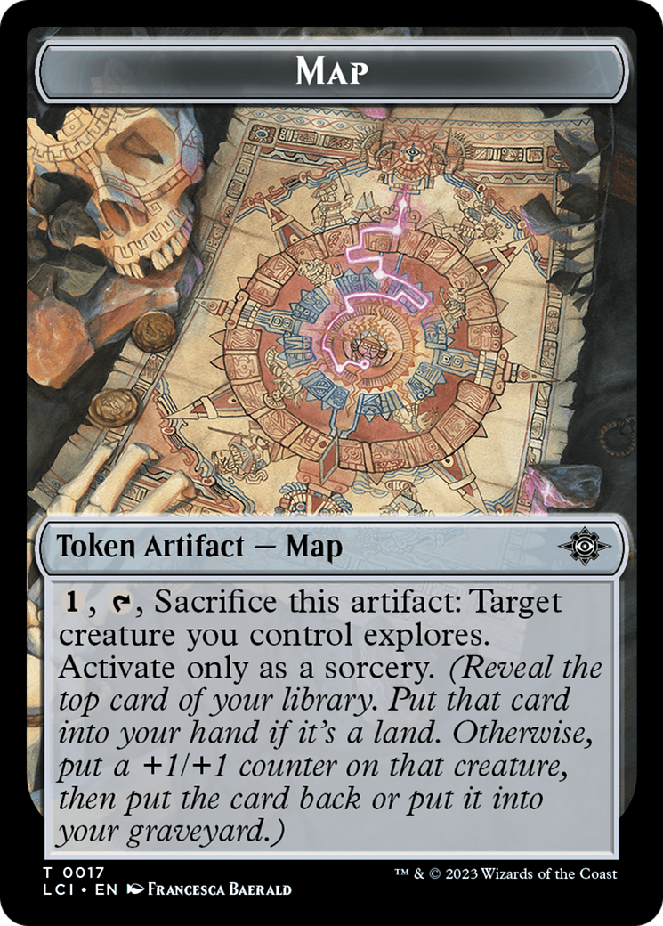 Map // Merfolk (0005) Double-Sided Token [The Lost Caverns of Ixalan Tokens] Foil