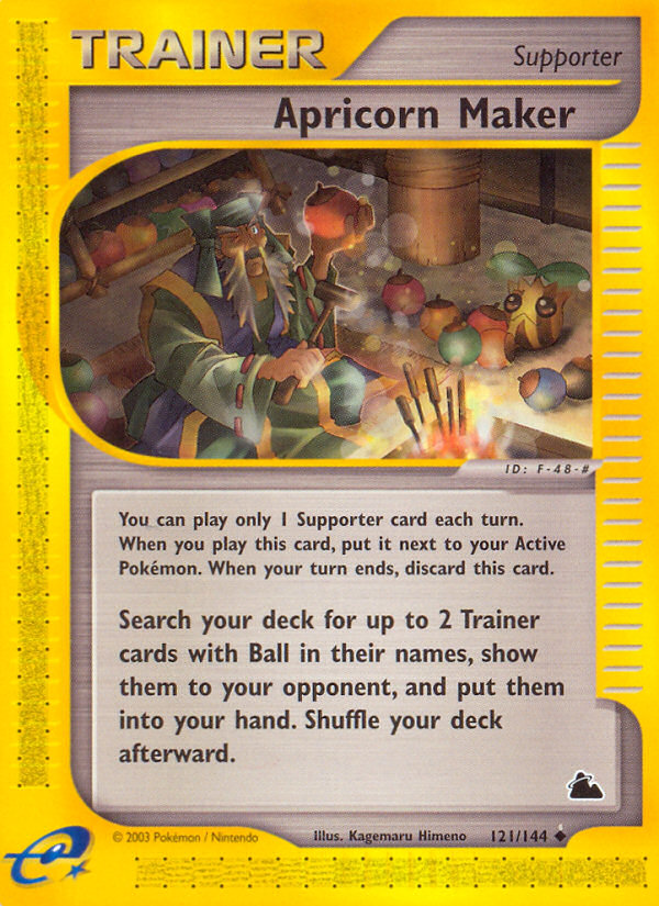Apricorn Maker (121/144) [Skyridge] Reverse Holofoil