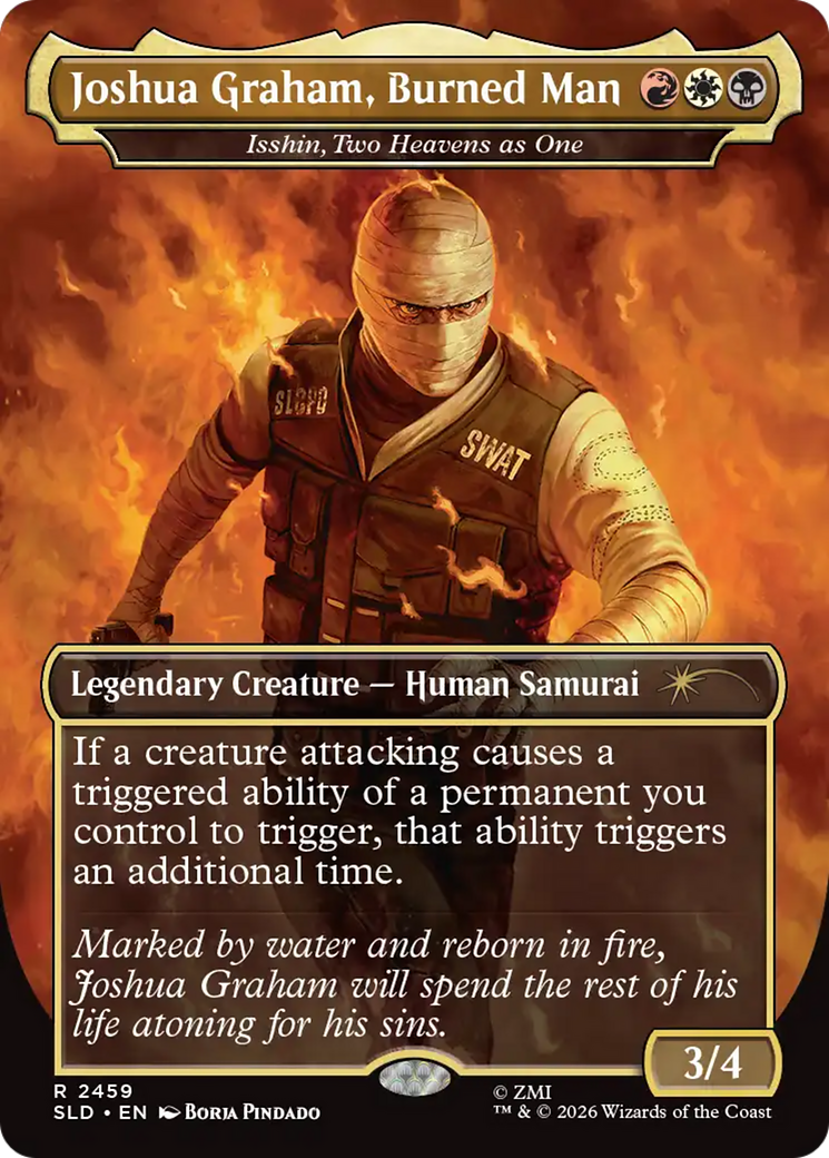 Joshua Graham, Burned Man - Isshin, Two Heavens as One [Secret Lair Drop Series] Foil