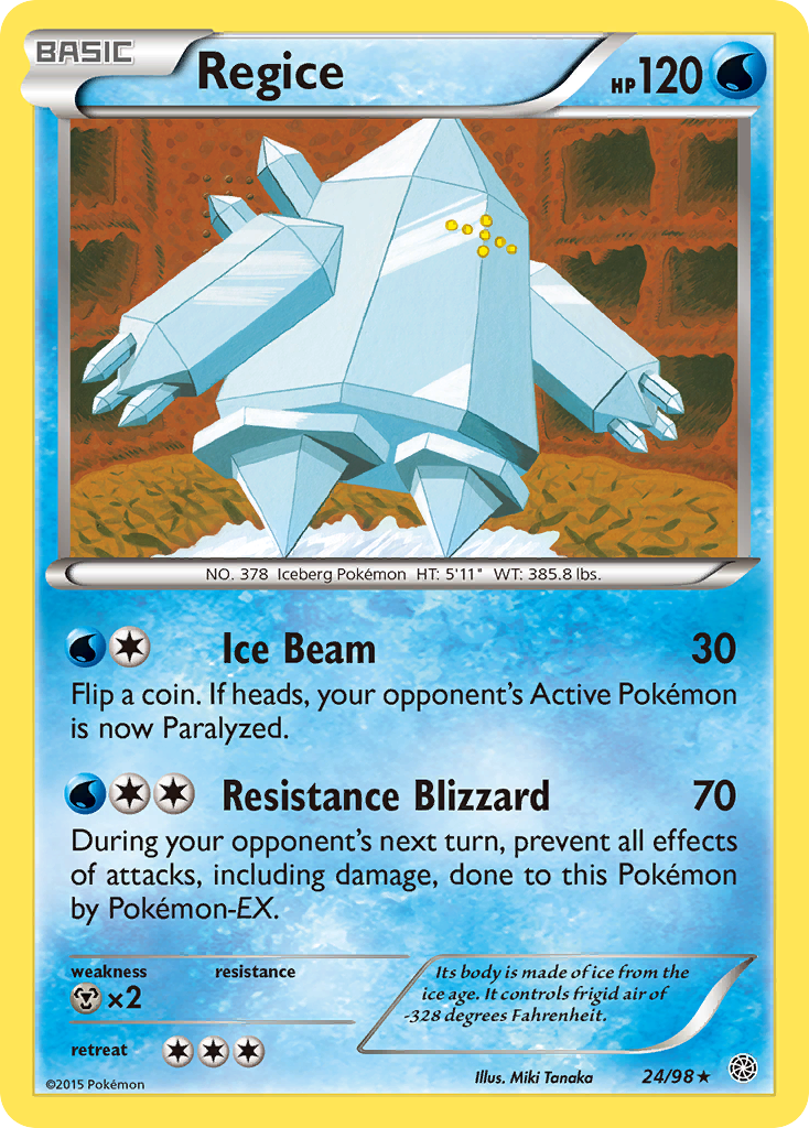 Regice (24/98) [XY: Ancient Origins] Reverse Holofoil