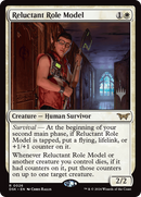 Reluctant Role Model (Promo Pack) [Duskmourn: House of Horror Promos] Foil