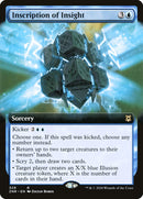 Inscription of Insight (Extended Art) [Zendikar Rising] Foil