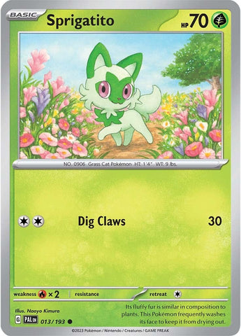 Sprigatito (013/193) [Scarlet & Violet: Paldea Evolved] Reverse Holofoil