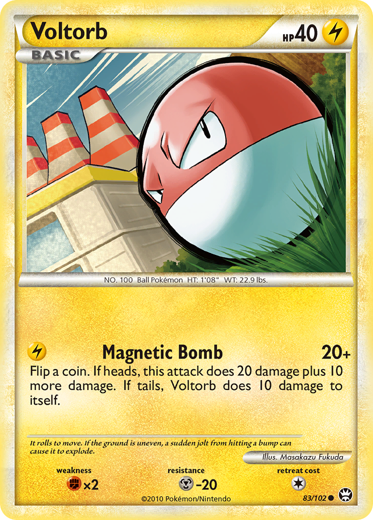 Voltorb (83/102) [HeartGold & SoulSilver: Triumphant] Reverse Holofoil