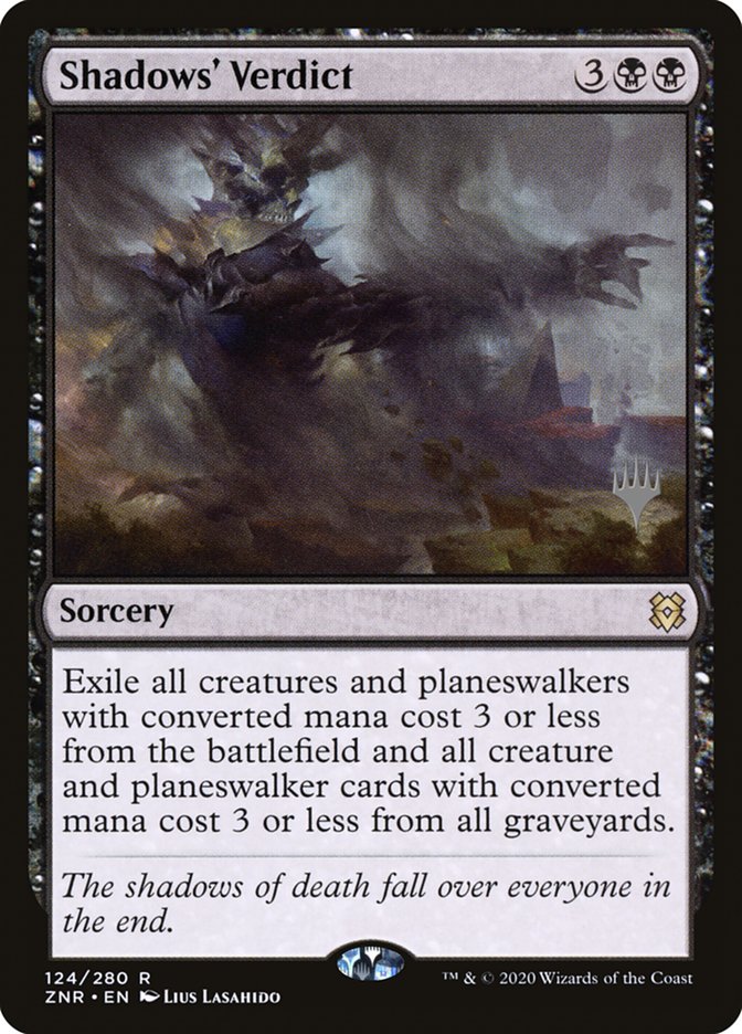 Shadows' Verdict (Promo Pack) [Zendikar Rising Promos] Foil