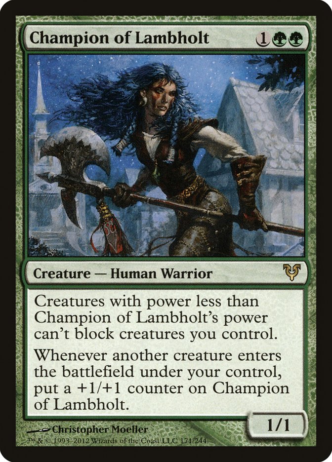 Champion of Lambholt [Avacyn Restored] Foil