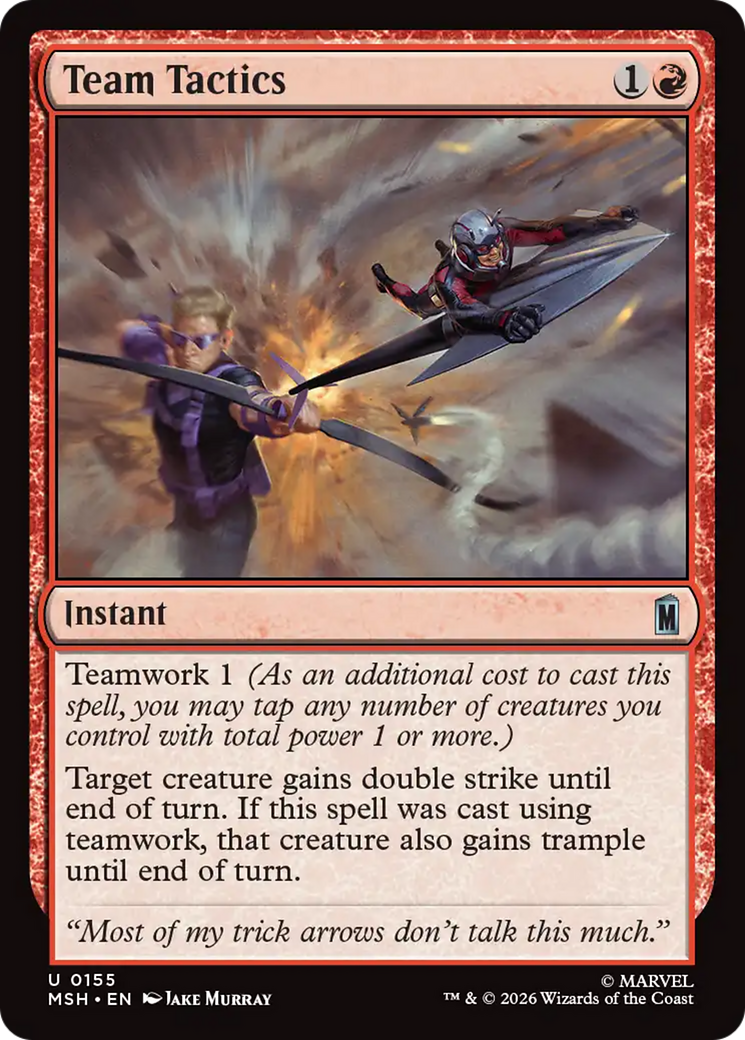 Team Tactics [Marvel Super Heroes] Foil