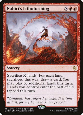 Nahiri's Lithoforming [Zendikar Rising] Foil