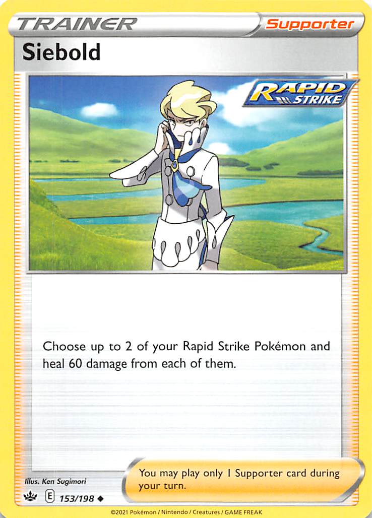 Siebold (153/198) [Sword & Shield: Chilling Reign] Reverse Holofoil