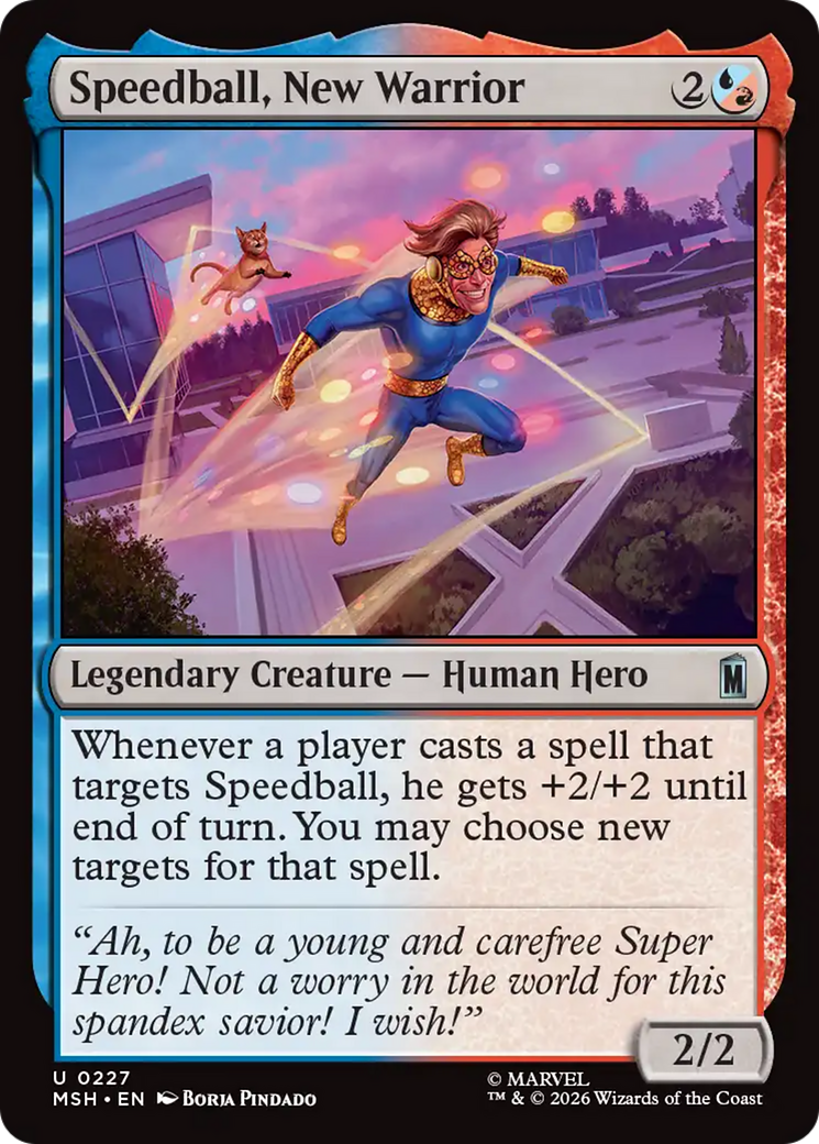Speedball, New Warrior [Marvel Super Heroes] Foil
