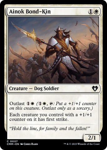 Ainok Bond-Kin [Commander Masters] Foil