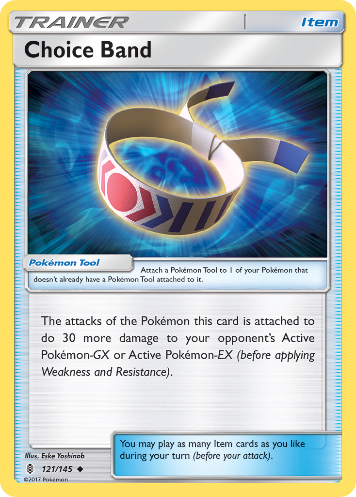 Choice Band (121/145) [Sun & Moon: Guardians Rising] Reverse Holofoil