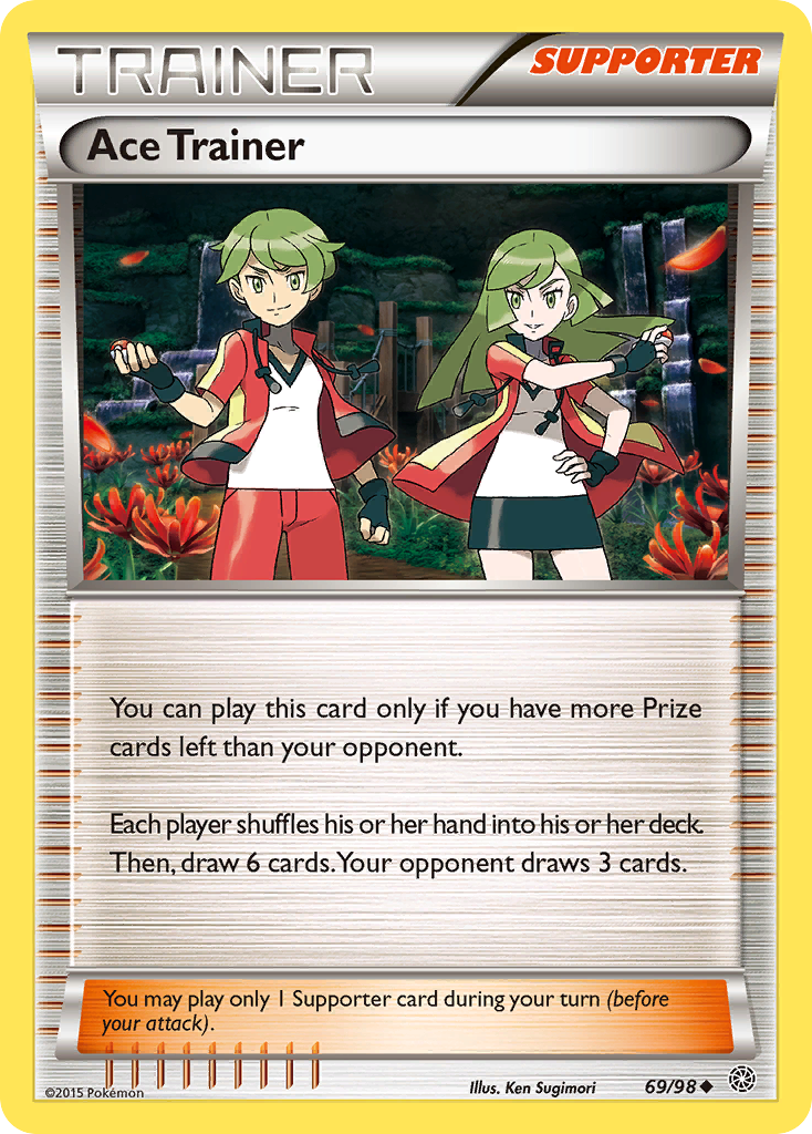Ace Trainer (69/98) [XY: Ancient Origins] Reverse Holofoil