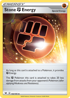 Stone Fighting Energy (164/185) [Sword & Shield: Vivid Voltage] Reverse Holofoil