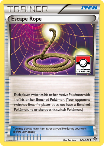 Escape Rope (120/135) [Black & White: Plasma Storm] Reverse Holofoil