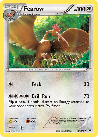 Fearow (66/108) [XY: Roaring Skies] Reverse Holofoil