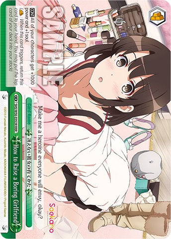 How to Raise a Boring Girlfriend [Saekano: How to Raise a Boring Girlfriend]