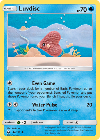 Luvdisc (44/168) [Sun & Moon: Celestial Storm] Reverse Holofoil