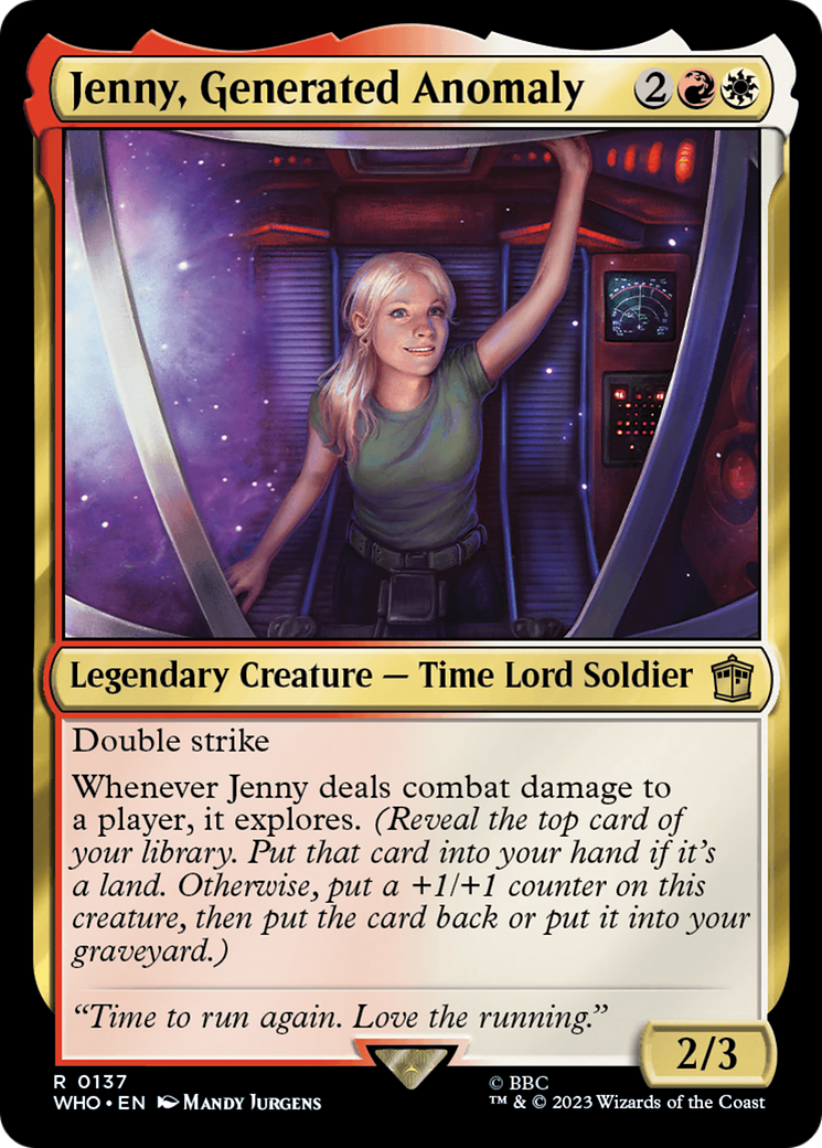 Jenny, Generated Anomaly [Doctor Who] Foil