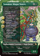 Summon: Magus Sisters (Borderless) [FINAL FANTASY Commander] Foil
