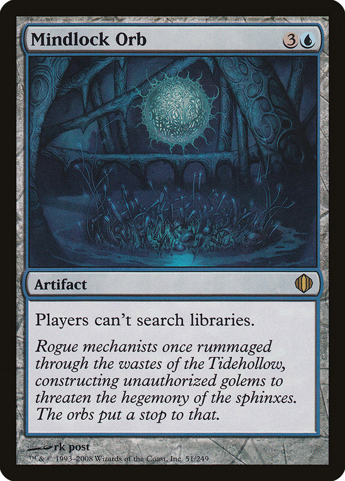 Mindlock Orb [Shards of Alara] Foil