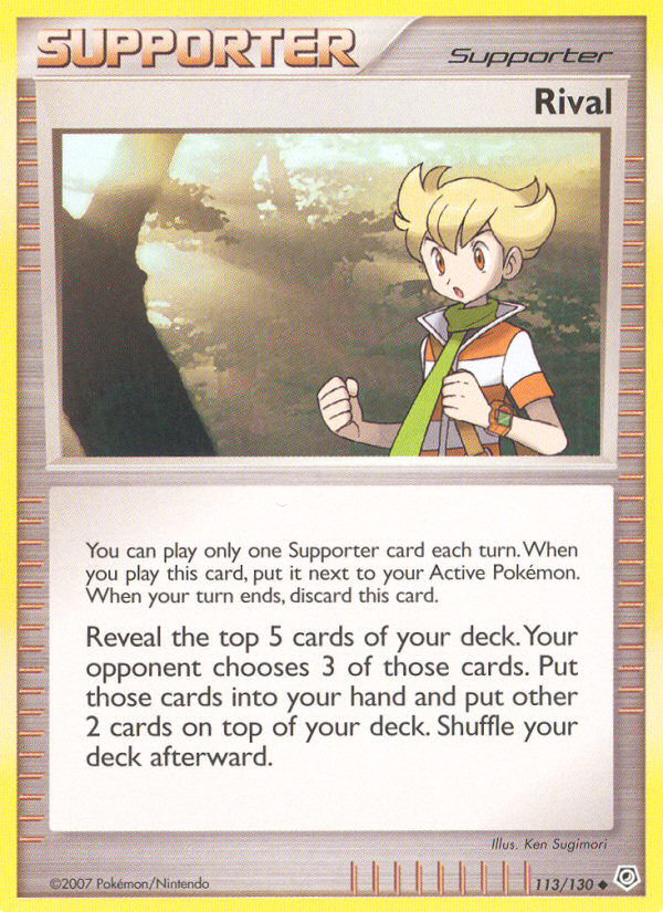Rival (113/130) [Diamond & Pearl: Base Set] Reverse Holofoil