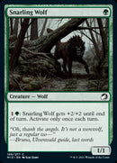 Snarling Wolf [Innistrad: Midnight Hunt] Foil