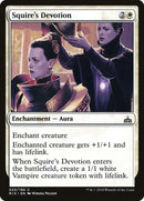 Squire's Devotion [Rivals of Ixalan] Foil