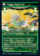 The Dragon-Kami Reborn // Dragon-Kami's Egg (Showcase Soft Glow) [Kamigawa: Neon Dynasty] Foil