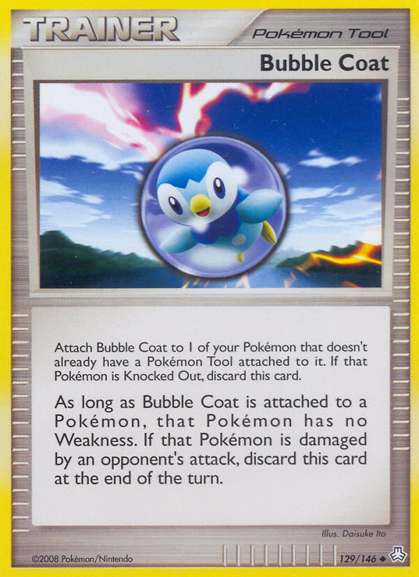 Bubble Coat (129/146) [Diamond & Pearl: Legends Awakened] Reverse Holofoil